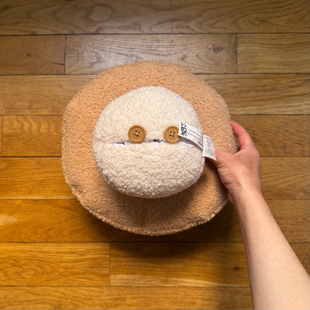 beige mushroom plush (O/S) - Picture 3 of 6